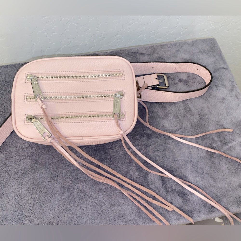 Like new- Rebecca Minkoff Pink Leather Belt Bag